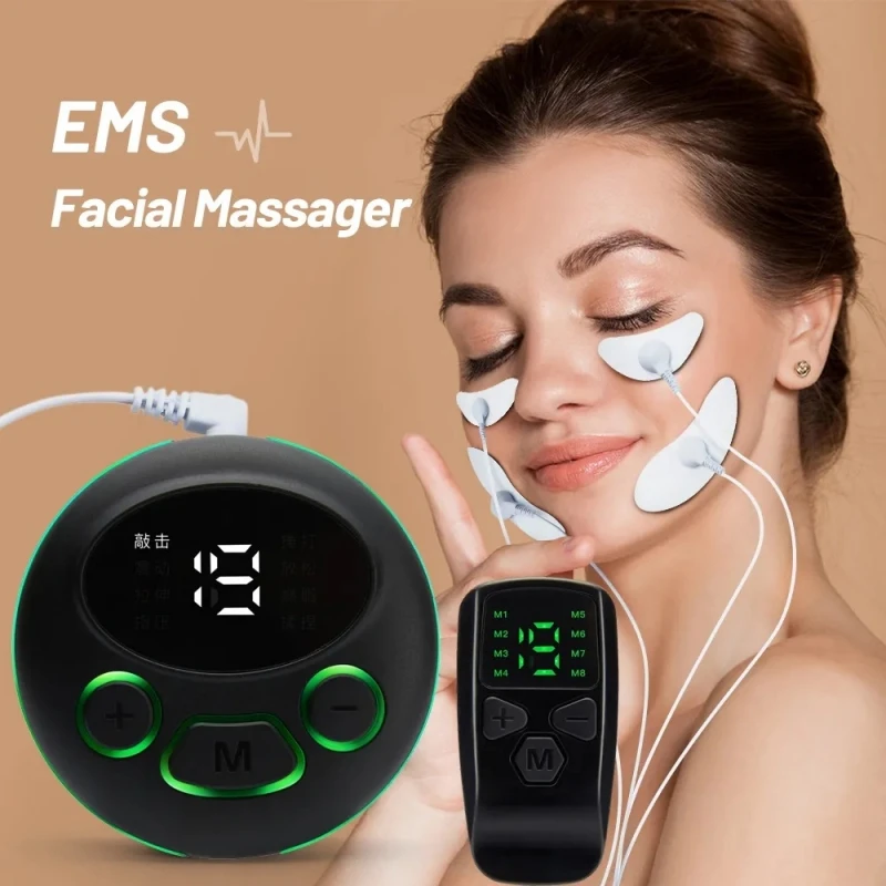 Ems Facial Massager Low-Frequency Pulse Crescent Shaped Beauty Instrument V-shaped Face Wrinkle Removal Facial Muscle Stimulator other veterinary instrument animal health veterinary handheld pulse oximeter vital signs monitor