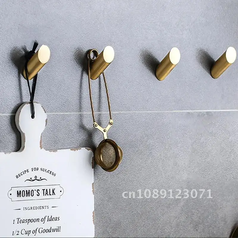 Brass Hook For Wall Bathroom Hook For Hanging Coat Hook Towel Hook Clothes Hook Robe Hook for Keys Furniture Hardware