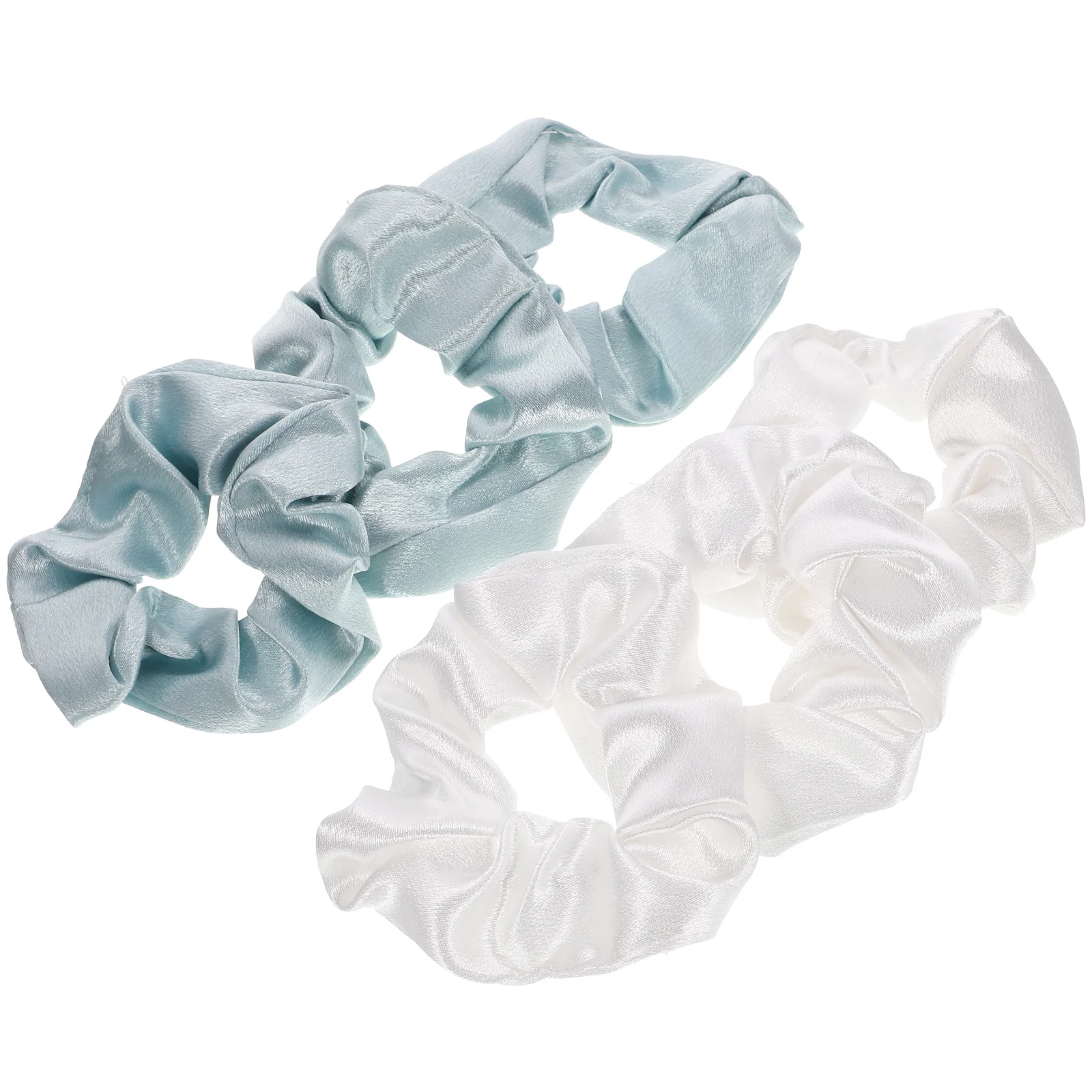 

6Pcs Cloth Scrunchies Hair Ring Scrunchies Fashionable Hair Ropes Satin Scrunchies