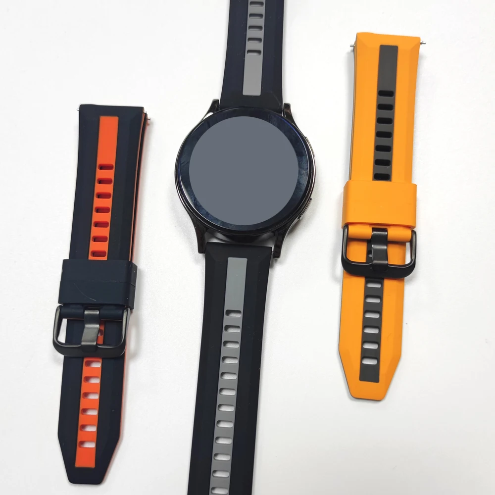 Versatile 22mm Silicone Sport Strap