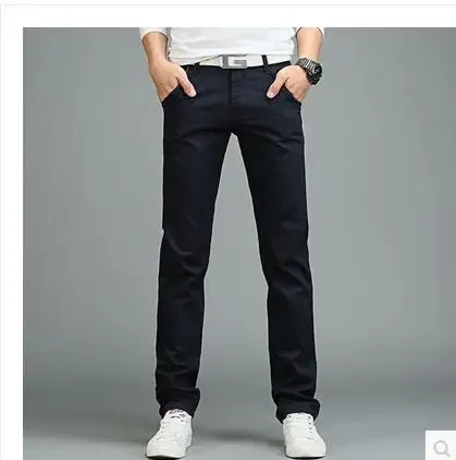 2023 summer New Casual Pants Men Cotton Slim Fit Chinos Fashion Male Brand Clothing Plus Size Trousers cargo pants streetwear 5