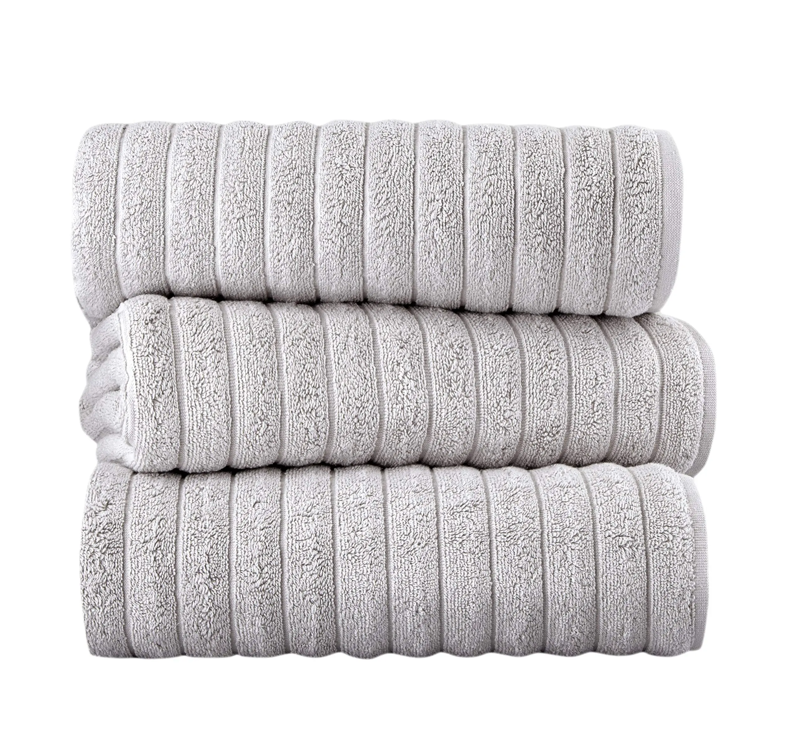 

Classic Turkish Towel, Extra Large, Premium Cotton Bath,Thick and Absorbent,Quick-Dry,Ribbed, Luxury Bathroom Towels, 27x55 Inch