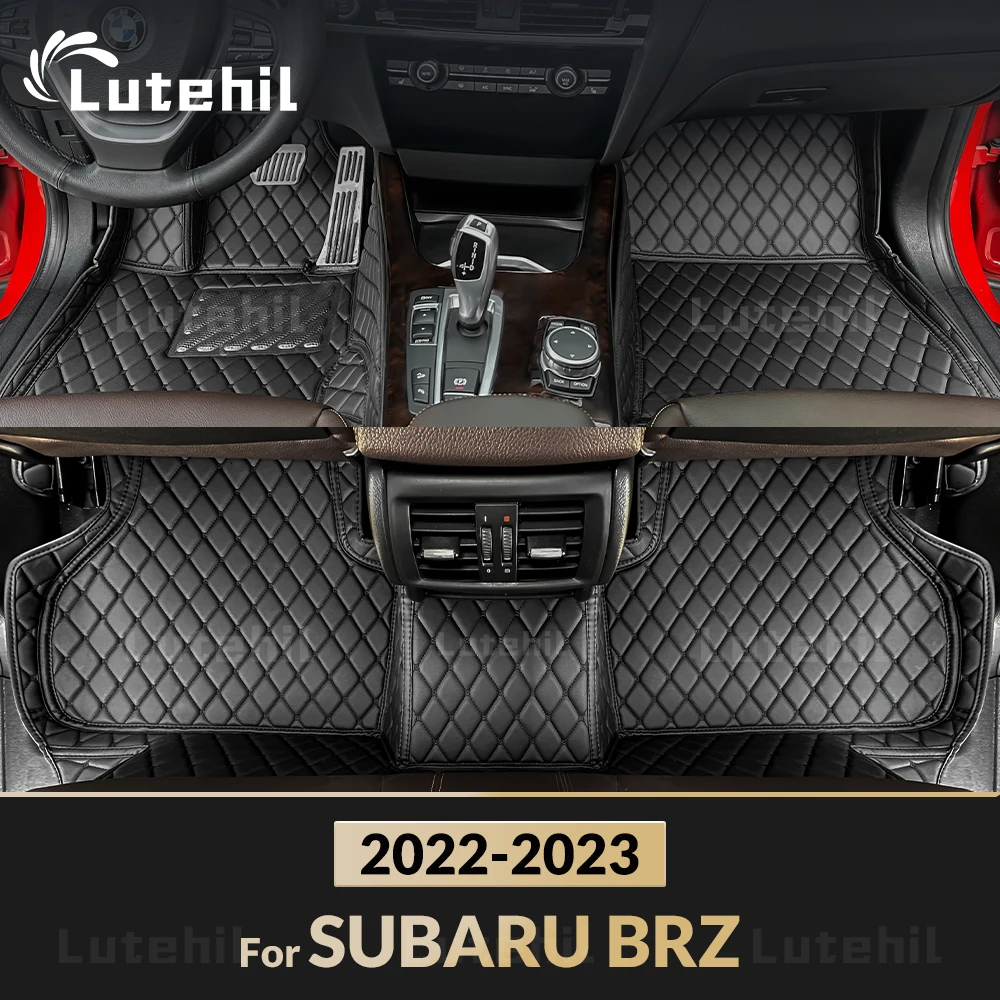 

Автомобильные напольные коврики lutechnil для SUBARU BRZ 2022, 2023, оригинальные автомобильные накладки на ножки, аксессуары для интерьера