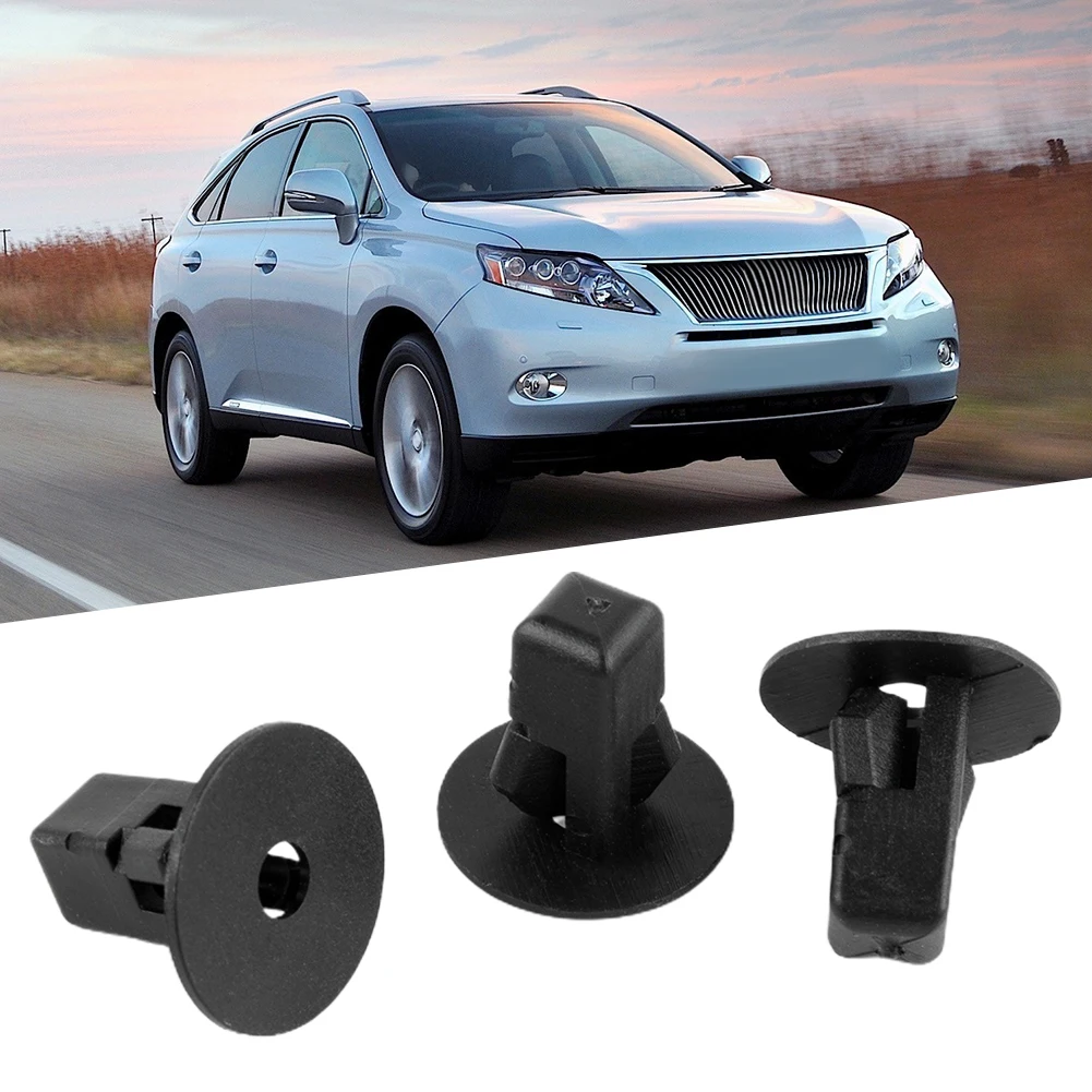 

For Toyota Hood Panel Screw Bumper Fender Auto Accessories 90189-06013 96706-W-100 96706W-100 Black Fender Liner
