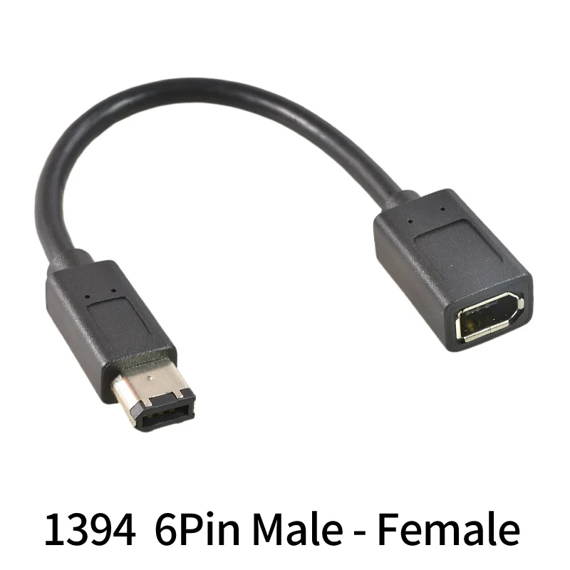 

IEEE 1394 Cable 1394 6Pin Female To 1394A 6Pin Male Firewire 400 To 400 Male To Female Extension Short Cable 20cm