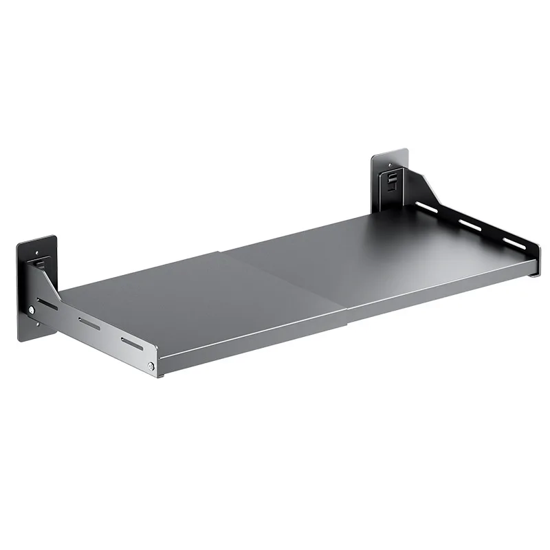 Retractable Kitchen Microwave Shelving Wall Oven Shelving Wall Mounted Storage Mount for the Home