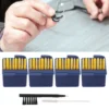 4 packs 34pcs Wax Guard Filters Cleaning Tool Hearing Aid Wax Guard Filters for Starkey Clear Hearing amplifier Brush Set 2