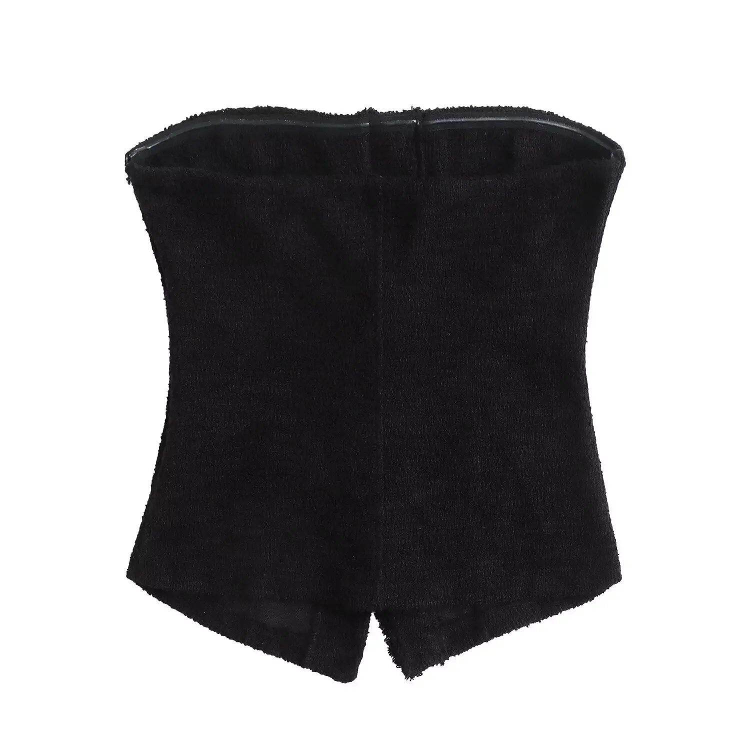 

Withered 2024 Breasted Tight Fitting Vest Women Corset New French Style Vintage Single Tops