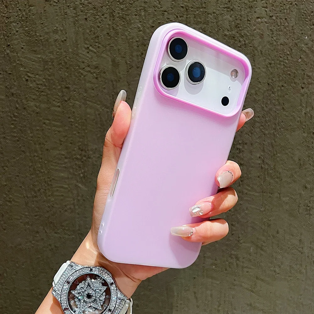 Luxury Matte Candy Color Soft Phone Case with Shockproof Silicone Bumper Cover