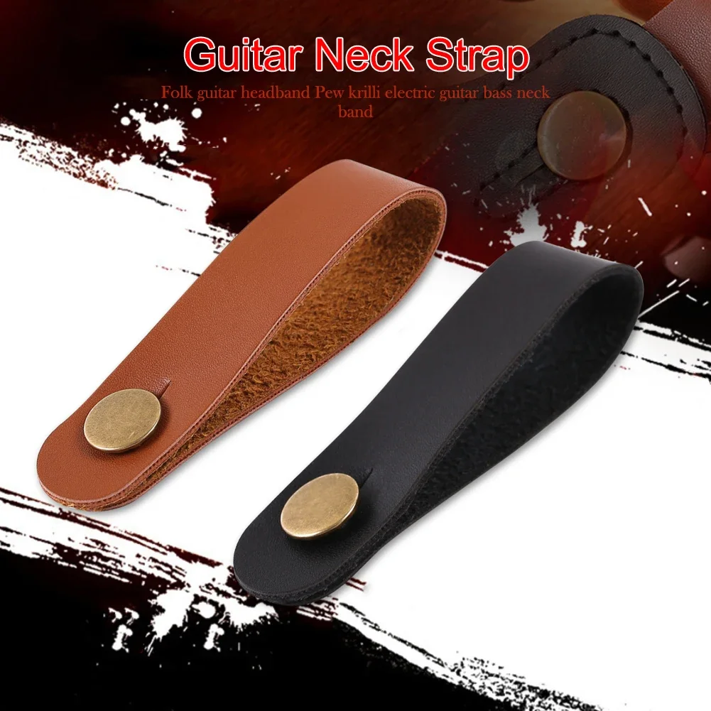 Retro Guitar neck strap holding button safety lock strap Ukulele bass acoustic electric guitar accessories