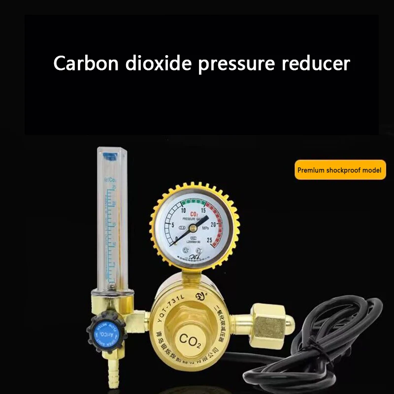 

Flowmeter For Welding CO2 Pressure Regulator Carbon Dioxide Pressure Reducer Heated Pressure Gauge Meter