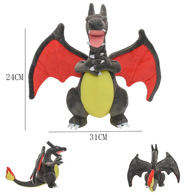 10inch Mega Charizard X Plush Toy Mega Evolution X&Y Charizard Soft St -  Supply Epic