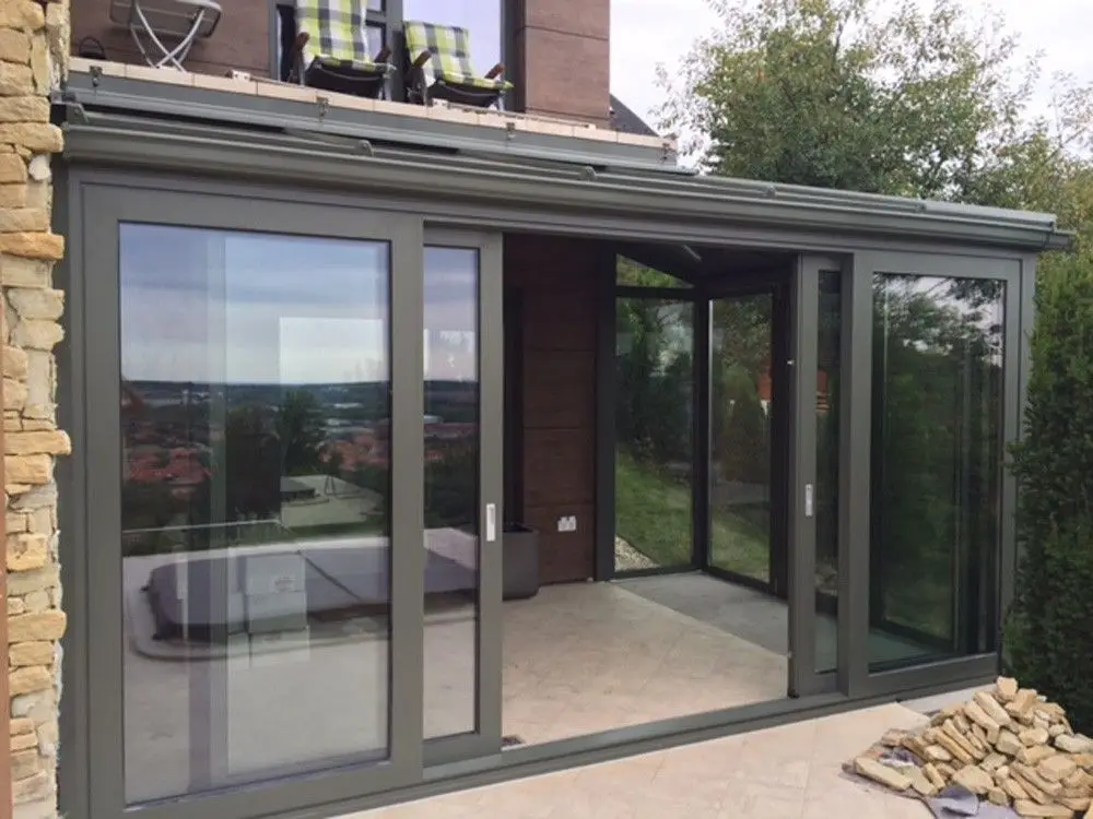 Lift Sliding Door Heavy Duty Big Vision Patio Door Thermal Break Aluminum Double Glass Sliding