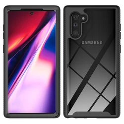 Heavy Duty Shockproof Phone Case with Hard Shell and Reinforced Protection - Galaxy Note10+ (Black)