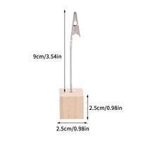 Portable Wooden Place Card Holder Clips For Perfume Essential Oils Test Tester Paper Strip Aromatherapy Paper Desktop Holder - Image 6