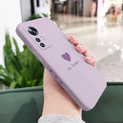 Elegant Simple Love Design Phone Case - Stylish & Durable Protection for Mi 15 Ultra (Light Purple)