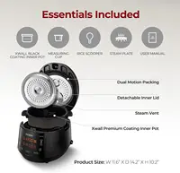 Cuckoo High 6 Cup Electric Heating Pressure Rice Cooker & Warmer – 12 Built-in Programs Including Glutinous (White), Mixed, Brow 2