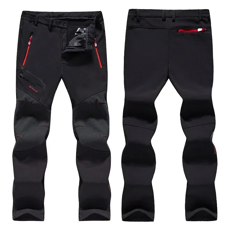 Sports Pants Casual Sports Pants Men Winter Hiking Trekking Fishing Camping Climbing Trousers Oversize 6XL Waterproof Outdoor Women Cycling Fleece Pants