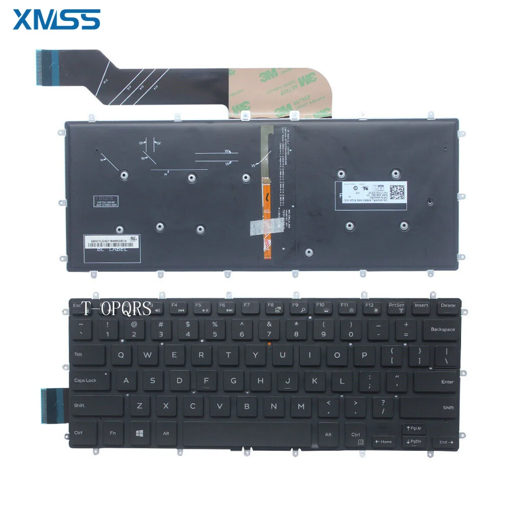 

Новая английская клавиатура для Dell Inspiron 5370 5379 7375 5369 5579 с подсветкой