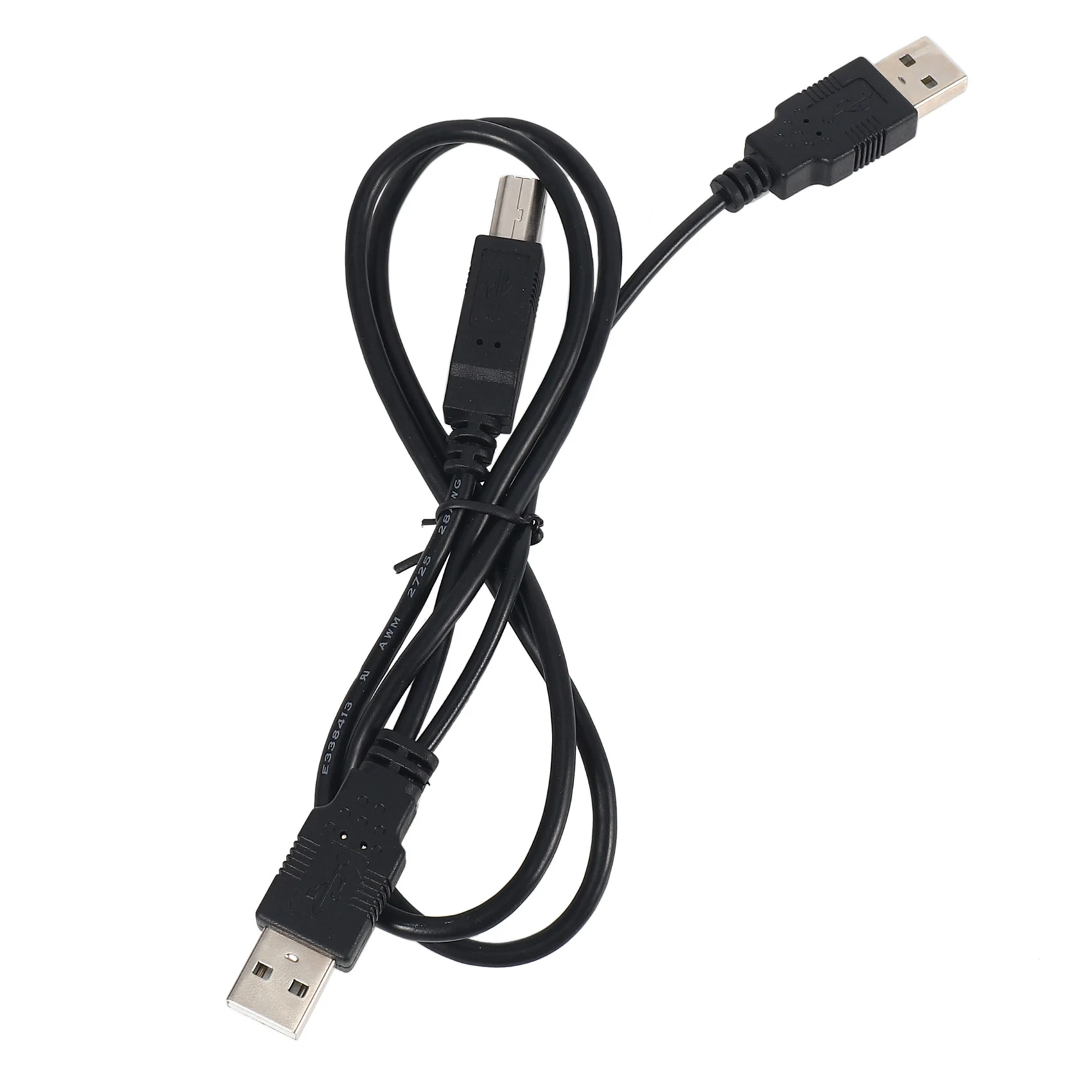 

Dual USB 2.0 Male to Standard B Male Y Cable 80cm for Printer & Scanner & External Hard Disk Drive