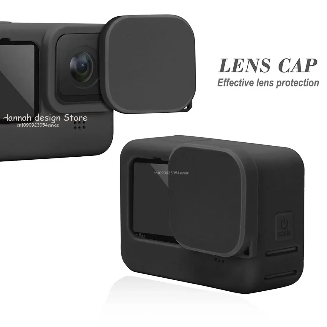 Lot de 8 coques silicone pour GoPro Hero 11/10/9/8/7/6/5 - Protection antichoc