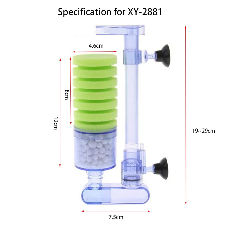 Aquarium Filter for Aquarium Fish Tank Air Pump Skimmer Biochemical Sponge Filter Aquarium Bio Filter Filtro Aquario Practical