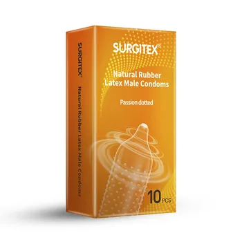 10-Pack Ultra-Thin Textured Condoms for MenVaginal Stimulation Penis Sleeve Sex Toys 1
