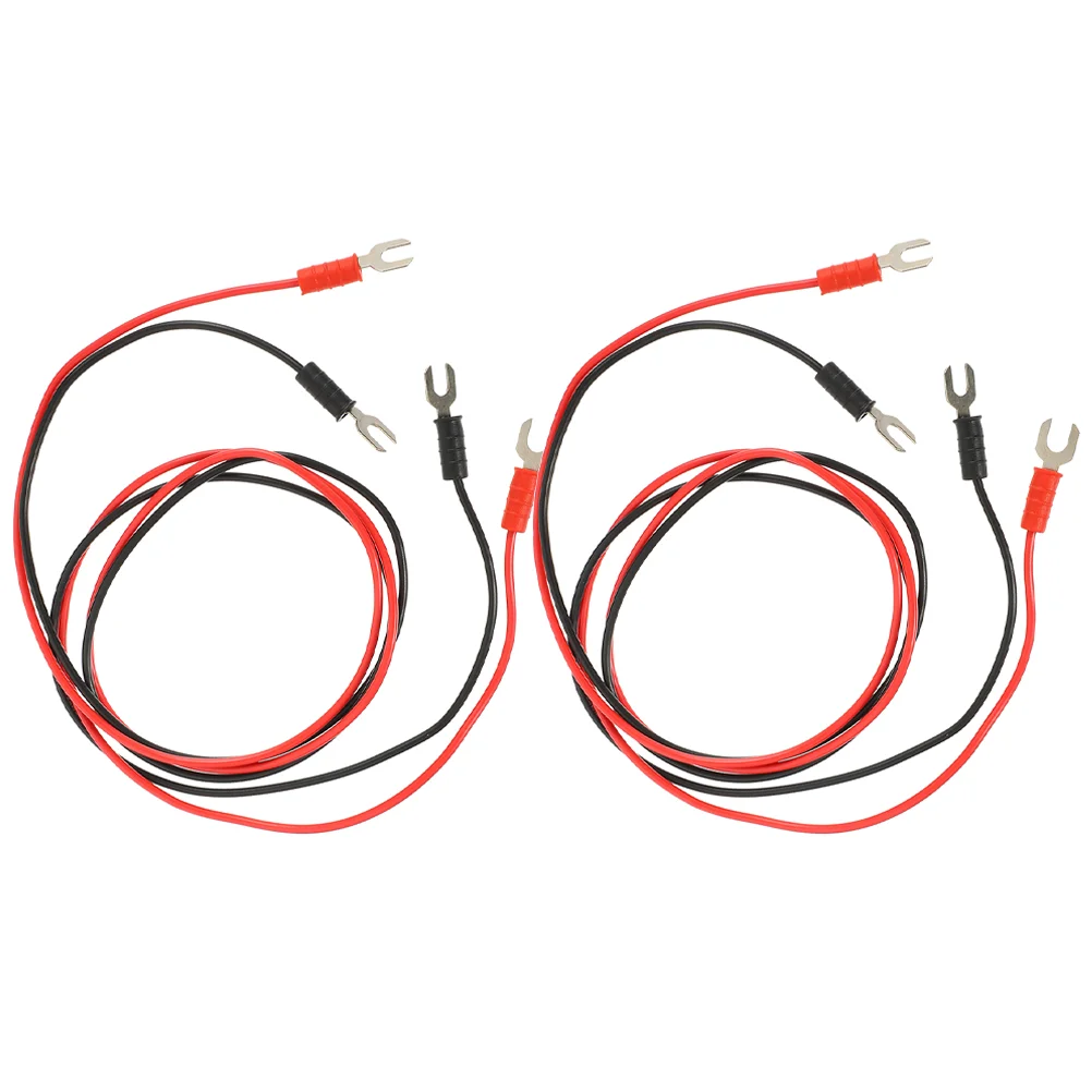 4 Pcs Turntable Test Cable Phonograph Connecting Ground Wire Copper Electrical Various
