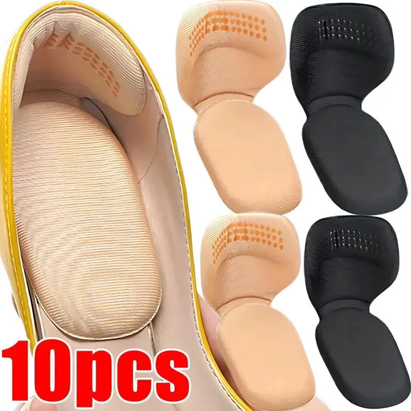T-Shape Shoe Heel Insoles Foot Heel Pad Sports Shoes Adjustable Antiwear Feet Inserts Insoles Protector Sticker Insole