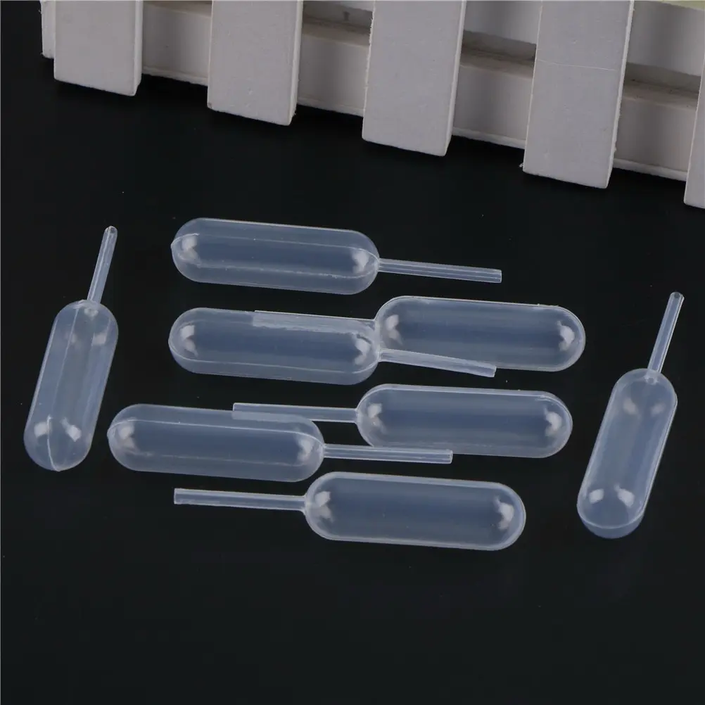 100pcs 4ml Sauce Droppers For Cupcakes Ice Cream Sauce Ketchup Pastries