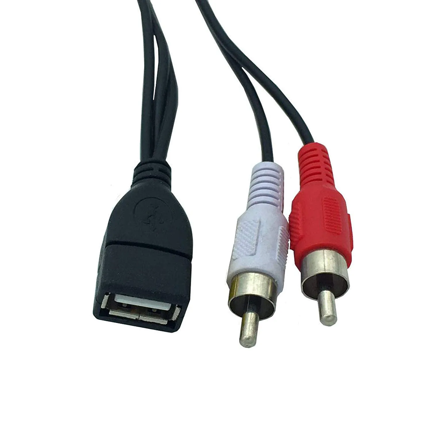 Kingwing® Prise USB 2.0 A mâle à double USB A femelle câble