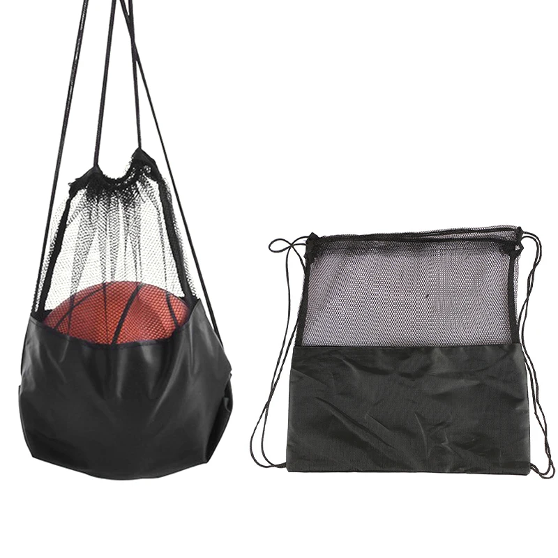

Portable Basketball Cover Mesh Bag Football Soccer Storage Backpack Outdoor Bags