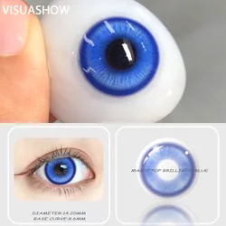 VisuaShow Anime Cosplay Colored Contacts - Magic Pop Style (Brillliant Blue)