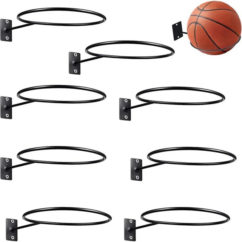 Mehrzweck-Fußball-Display-Regal, Ballhalter, Wandmontage, Basketball-Aufbewahrungsregal, Wohnzimmer-Dekoration, platzsparend – Detail 6