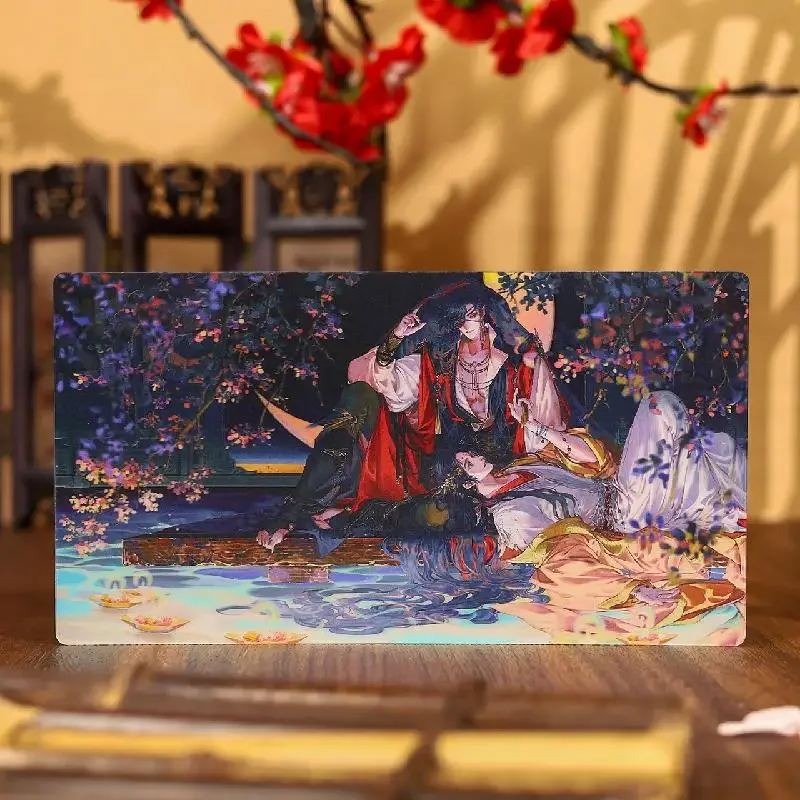 Anime TGCF Tian Guan Ci Fu Official Original Ghost King Hua Cheng Xie Lian Moon Comics Photo Frame Acrylic Stand 3