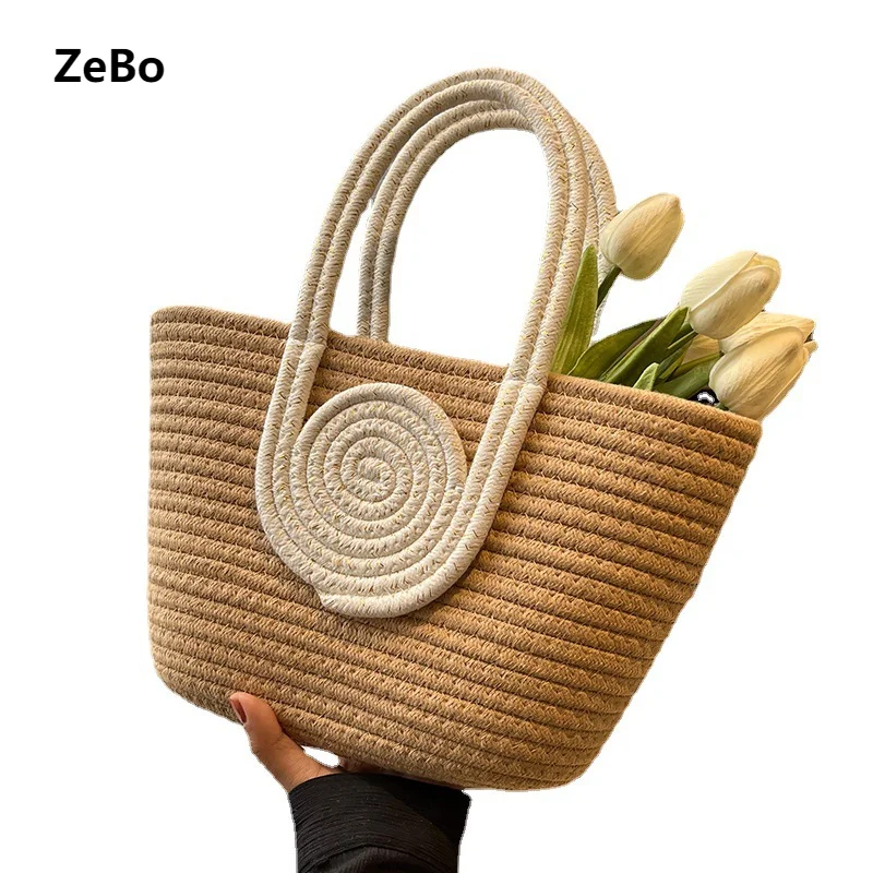 

Tote Women's Bag New Woven Simplified Knitted Holiday Commuter Dainty Handbag for Women Square Bag Luxury Designer Handbags