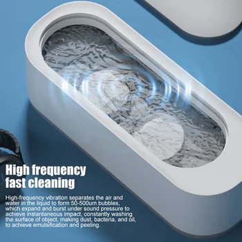 Ultrasonic Cleaning Machine High-frequency Vibration Eyeglass Cleaner Washing Tools for Watch/Jewelry/Glasses/Makeup Tool 1