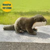 Otter High Fidelity Anime Cute Bank Beaver Plushie Lutra Lutra Plush Toys Lifelike Animals Simulation Stuffed Doll Toy Gifts 6