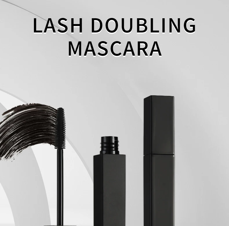 Description Picture 3 of itemPrivate Label Mascara Custom Bulk Black Square Tube Lengthening Non-smudge Volumizing Waterproof Fast-Dry Long-lasting Makeup