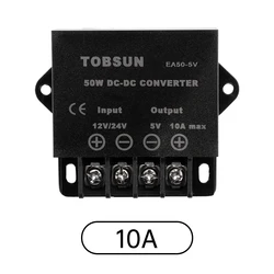Universal DC to DC Step - Down Voltage Converter (12V/24V to 5V, 3A - 15A) (5V 10A 50W)