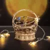Robotime Rokr 84pcs Rotatable DIY 3D Starry Night Wooden Model Building Kit Block Assembly Music Box Toy Gift for Children Adult 2