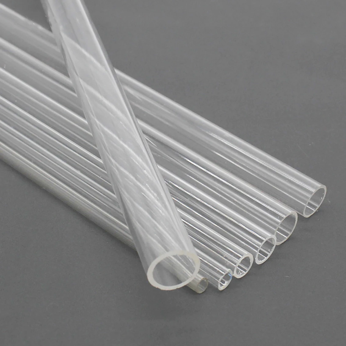 1Pcs Clear Hollow Round Tube OD 8-20mm Plastic Tube High Transparent DIY Handmade Model Accessories 250mm Length plastic tube