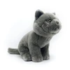 Realistic British Shorthair Cat High Fidelity Cute Plushie Felinae Plush Toys Lifelike Animals Simulation Stuffed Doll Kawai Toy 1