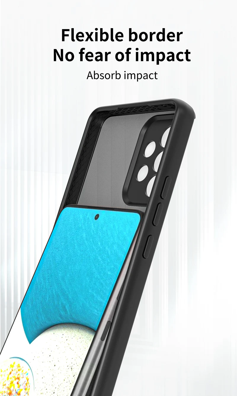 KEYSION Matte Hülle für Samsung A53 A33 A73 5G A23 A13, transparenter Ringständer, stoßfeste Handyhülle für Galaxy A52S_voghion.com
