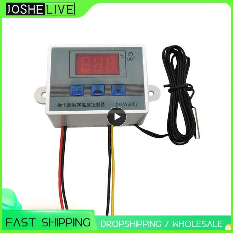 

Microcomputer digital display temperature control switch 12V-220V 120W240W1500W thermostat NTC sensor temperature W3001