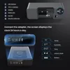 24/7 Display Clock Safe with 2-in-1 Watch & Phone Wireless Charging,Pistol Safe with Backlit Keypad, Handgun Safe with LED Light 4