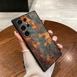 Creative Rusty Metal Surface Pattern Shockproof Phone Case - Galaxy Note20 Ultra (FG - CXA1176T1)