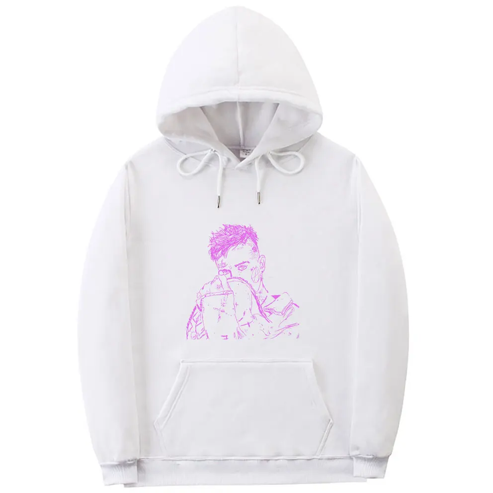 

Rapper Lil Peep Lineart Custom Graphic Hoodie Men Women Hip Hop Oversized Hooded Sweatshirt Male Casual Fleece Cotton Hoodies