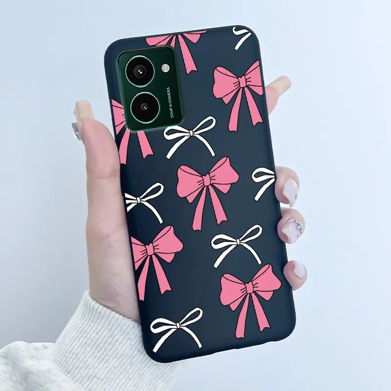 Nokia HMD Pulse Pro Pulse+ Plus 용 소프트 TPU 케이스 럭셔리 귀여운 사랑 토끼 재미 있은 검정색 실리콘 보호용 뒷면 커버 전화 케이스