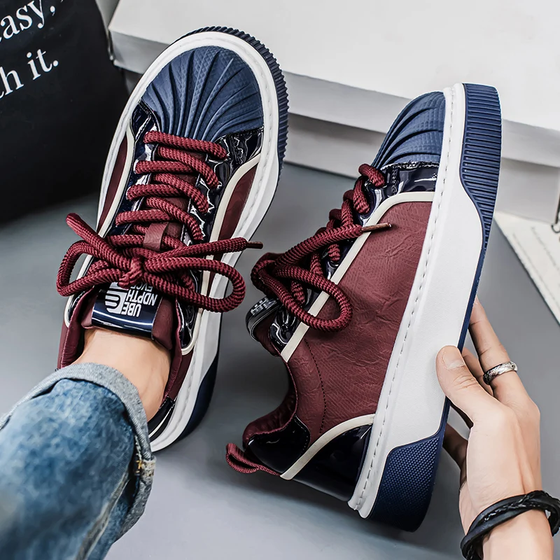 Men's Causal Low Top Breathable Lightweight Non-Slip Sneakers Comfort Fit Walking Shoes for Male 2